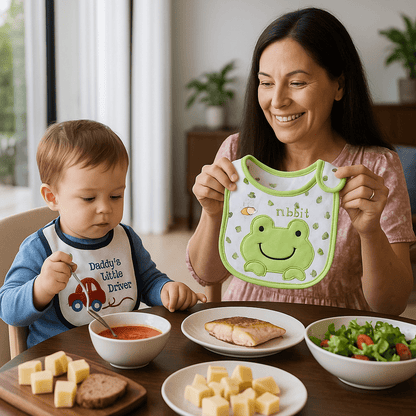 Bavoir bébé coton pour fille et garçon - Lot de 3 - Choupinoo