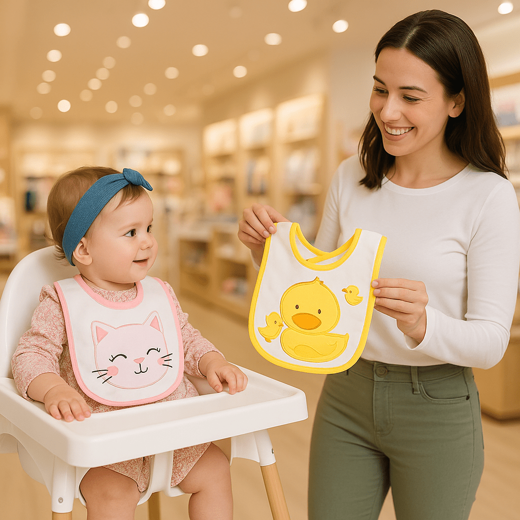Bavoir bébé en coton doux - Lot de 6 pièces - Choupinoo