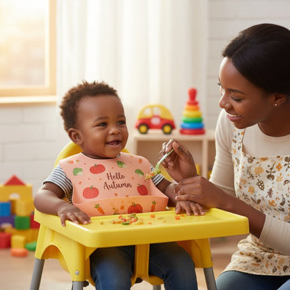 Bavoir Bébé Silicone Imperméable — Motifs Animaux, Facile à Nettoyer | Choupinoo - Choupinoo