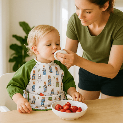 Bavoir tablier alimentation et activité - Choupinoo