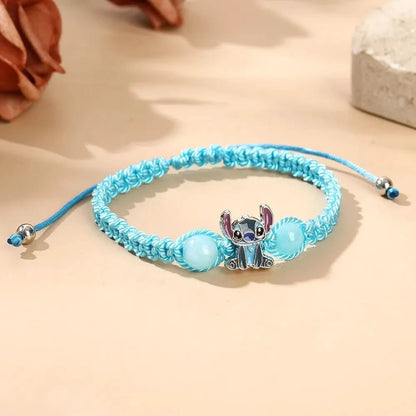 Bracelet tissé Lilo &amp; Stitch - Accessoire Disney réglable - Choupinoo