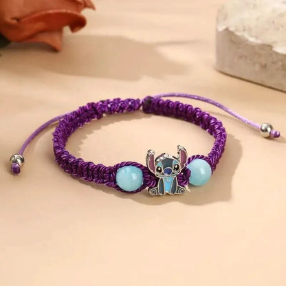 Bracelet tissé Lilo &amp; Stitch - Accessoire Disney réglable - Choupinoo