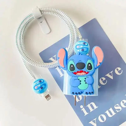 Câble iPhone/iPad Lilo & Stitch - Charge rapide 18W/20W Disney - Choupinoo