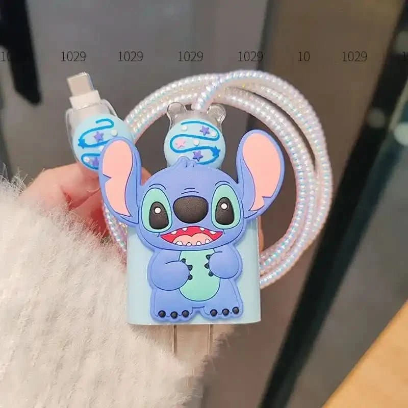 Câble iPhone/iPad Lilo & Stitch - Charge rapide 18W/20W Disney - Choupinoo