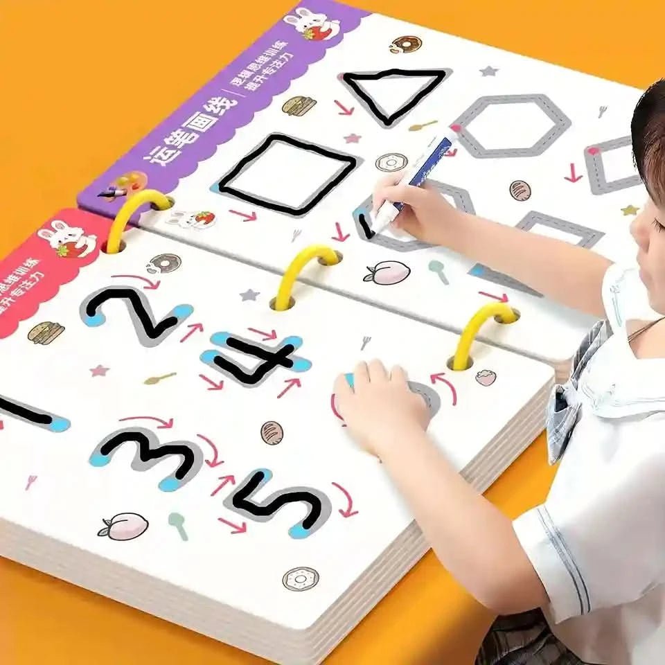 Cahier d'exercice réutilisable pour enfant - Choupinoo