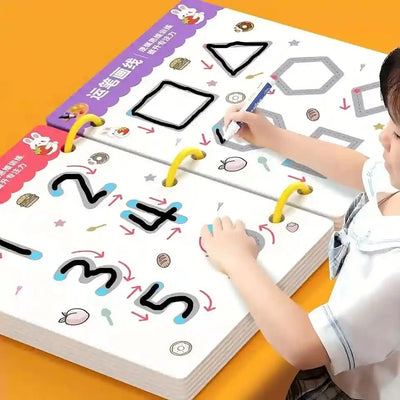 Cahier d'exercice réutilisable pour enfant - Choupinoo