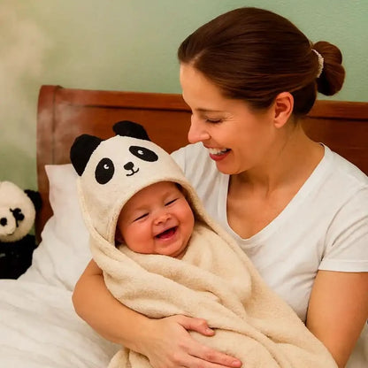 Cape de bain absorbante pour bebe garçon et fille - Choupinoo