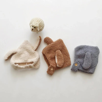 Chapeau bébé chaud avec oreille pour hiver - Choupinoo