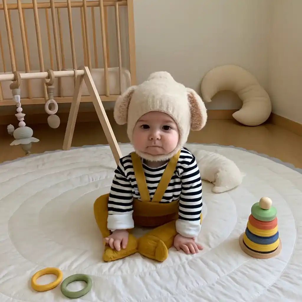 Chapeau bébé chaud avec oreille pour hiver - Choupinoo