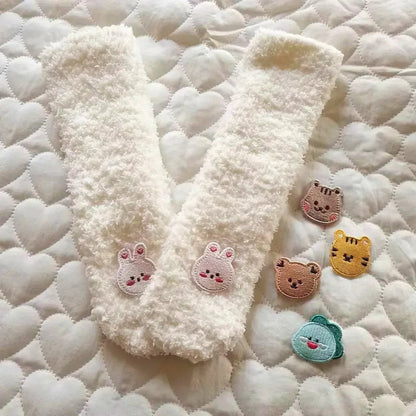 Chaussettes longues d’hiver en molleton pour bébé - Choupinoo