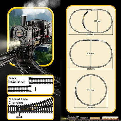 Circuit de train électrique rétro pour enfant - Choupinoo
