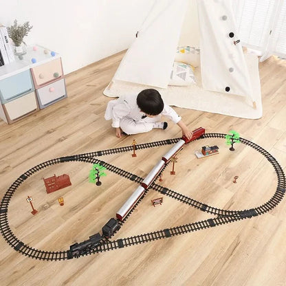 Circuit de train électrique rétro pour enfant - Choupinoo