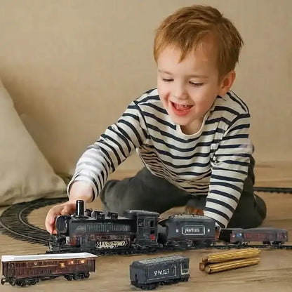 Circuit de train électrique rétro pour enfant - Choupinoo