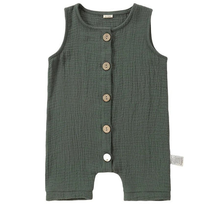 Combinaison Bébé Été 100% Coton – Unisexe Sans Manches 0 - 2 Ans | Choupinoo - Choupinoo