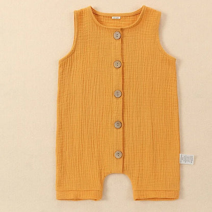 Combinaison Bébé Été 100% Coton – Unisexe Sans Manches 0 - 2 Ans | Choupinoo - Choupinoo