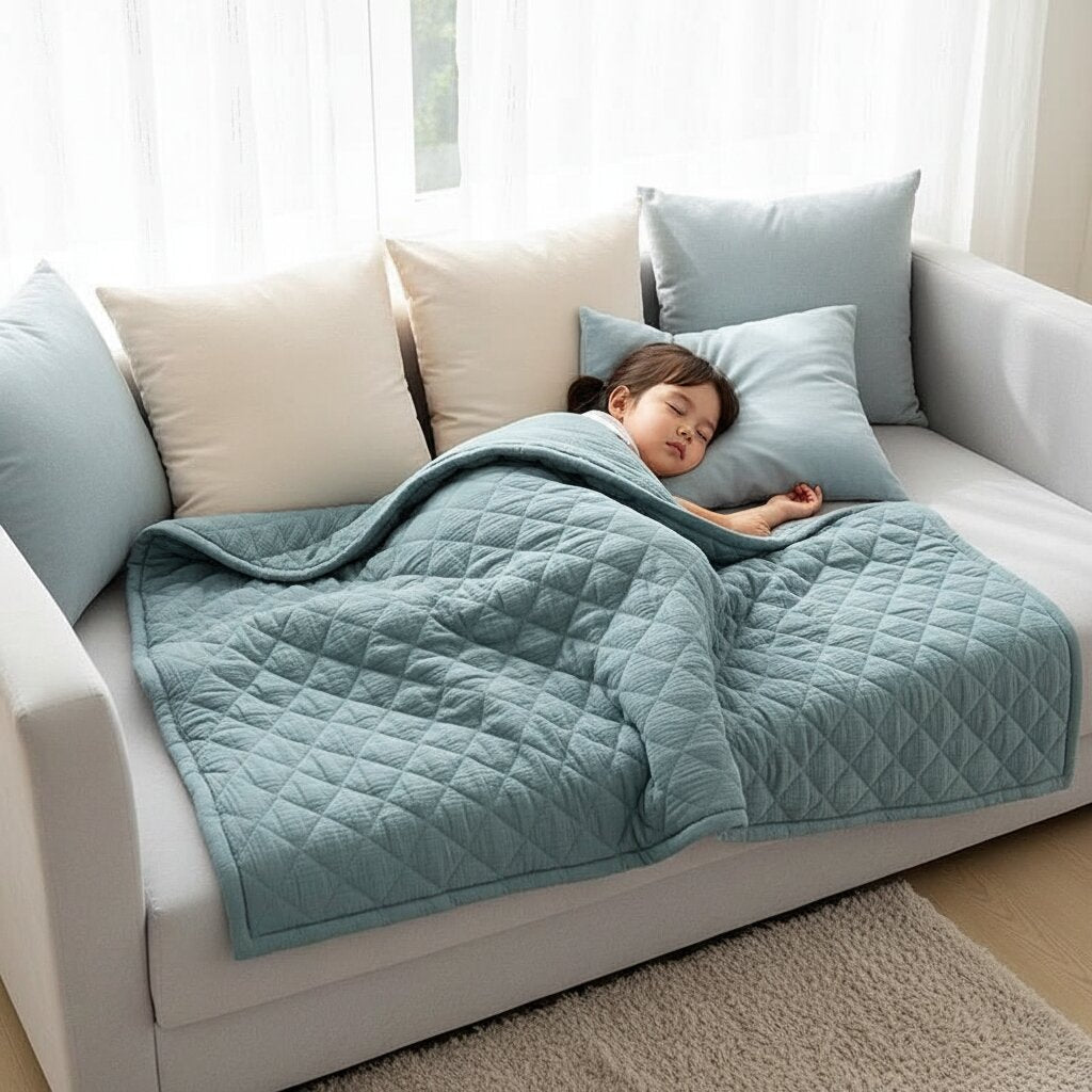 Couette Bébé en Double Gaze de Coton 100 × 125 cm - Choupinoo