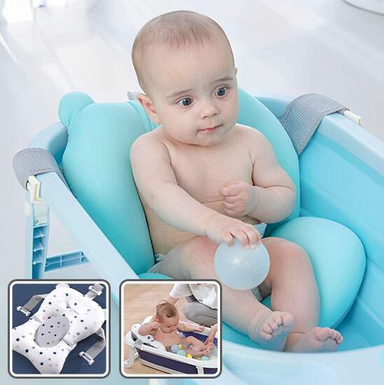 Coussin baignoire bebe universel réglable pliable transportable - Choupinoo
