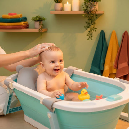 Coussin de Baignoire Bébé Réglable Pliable — Confort et sécurité dès la naissance - Choupinoo