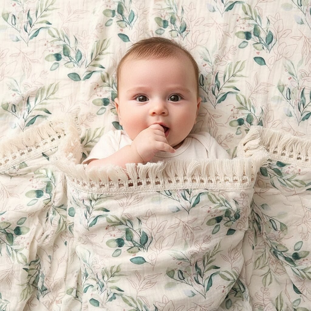 Couverture Bébé en Gaze de Coton – Été - Choupinoo