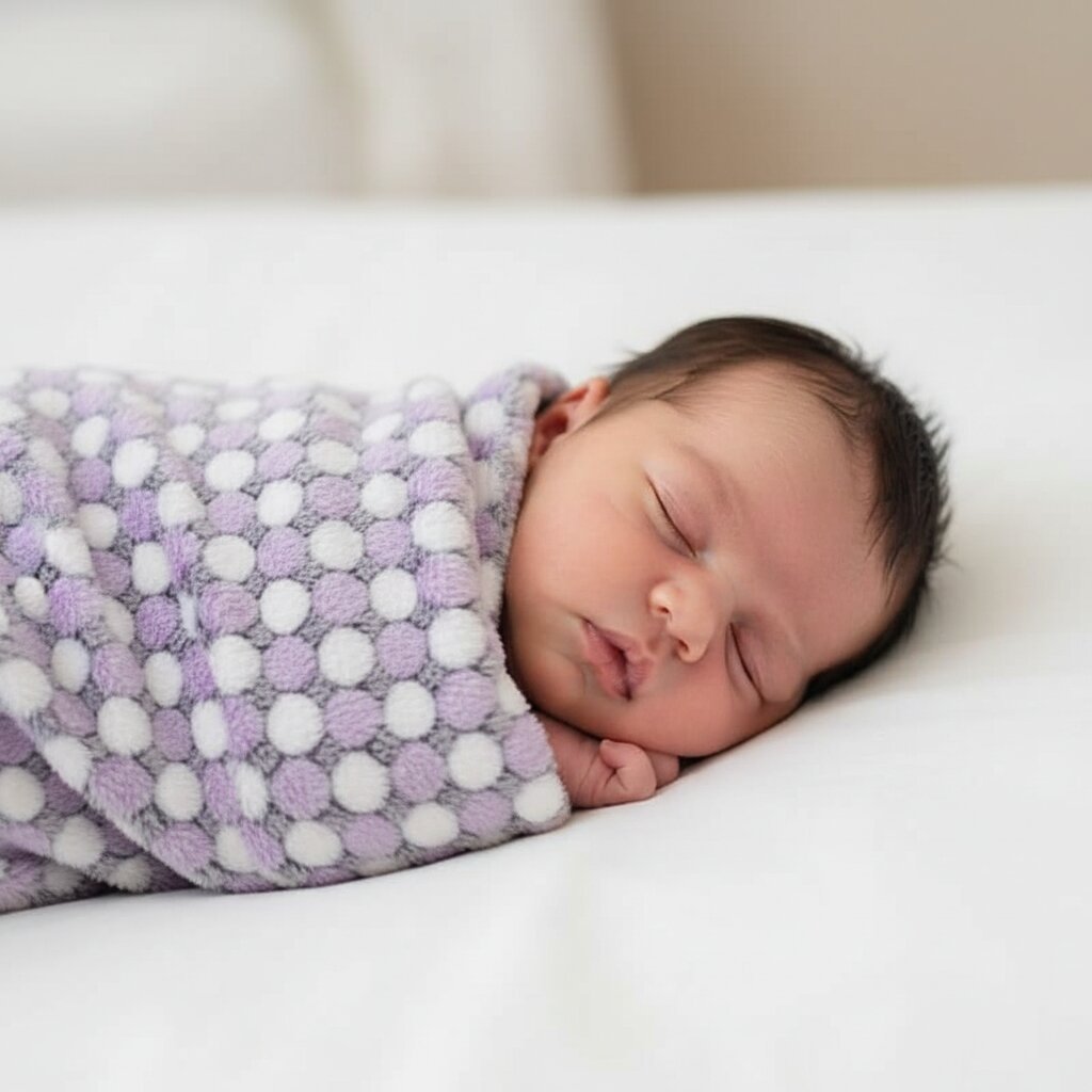 Couverture Bébé en Polaire – 75 × 100 cm - Choupinoo