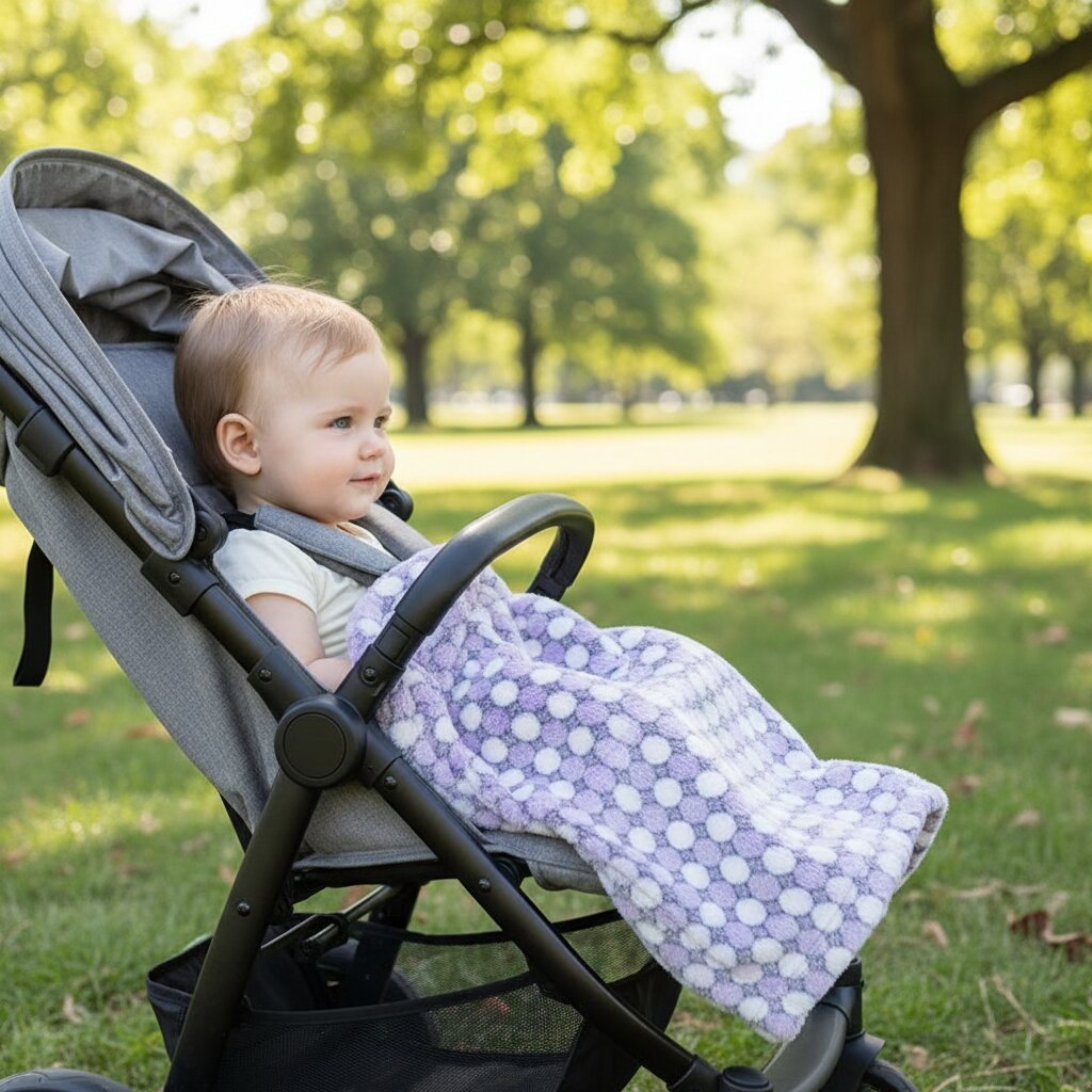 Couverture Bébé en Polaire – 75 × 100 cm - Choupinoo
