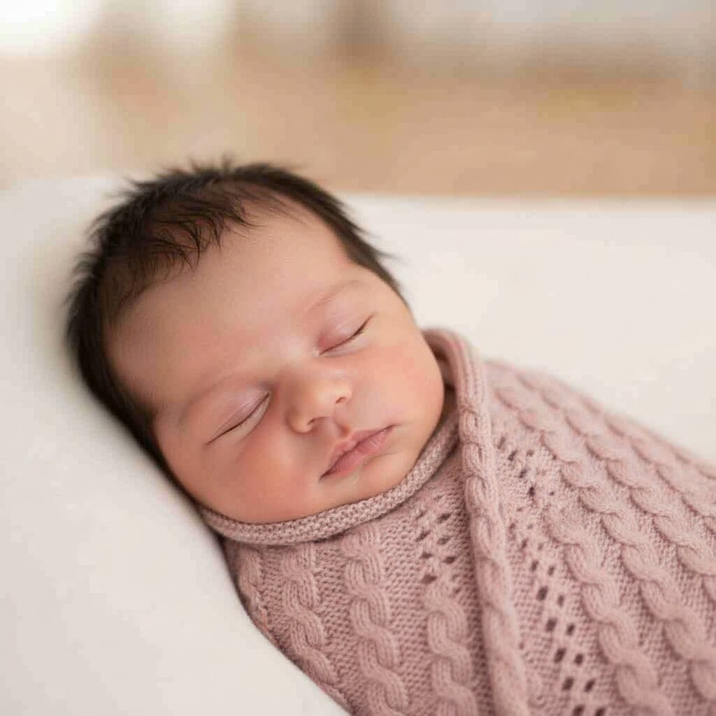 Couverture Bébé en Tricot Respirant - Choupinoo