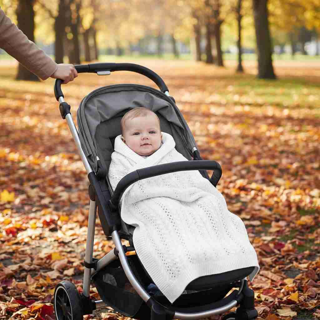 Couverture bebe tricot respirant 90x70cm - Choupinoo