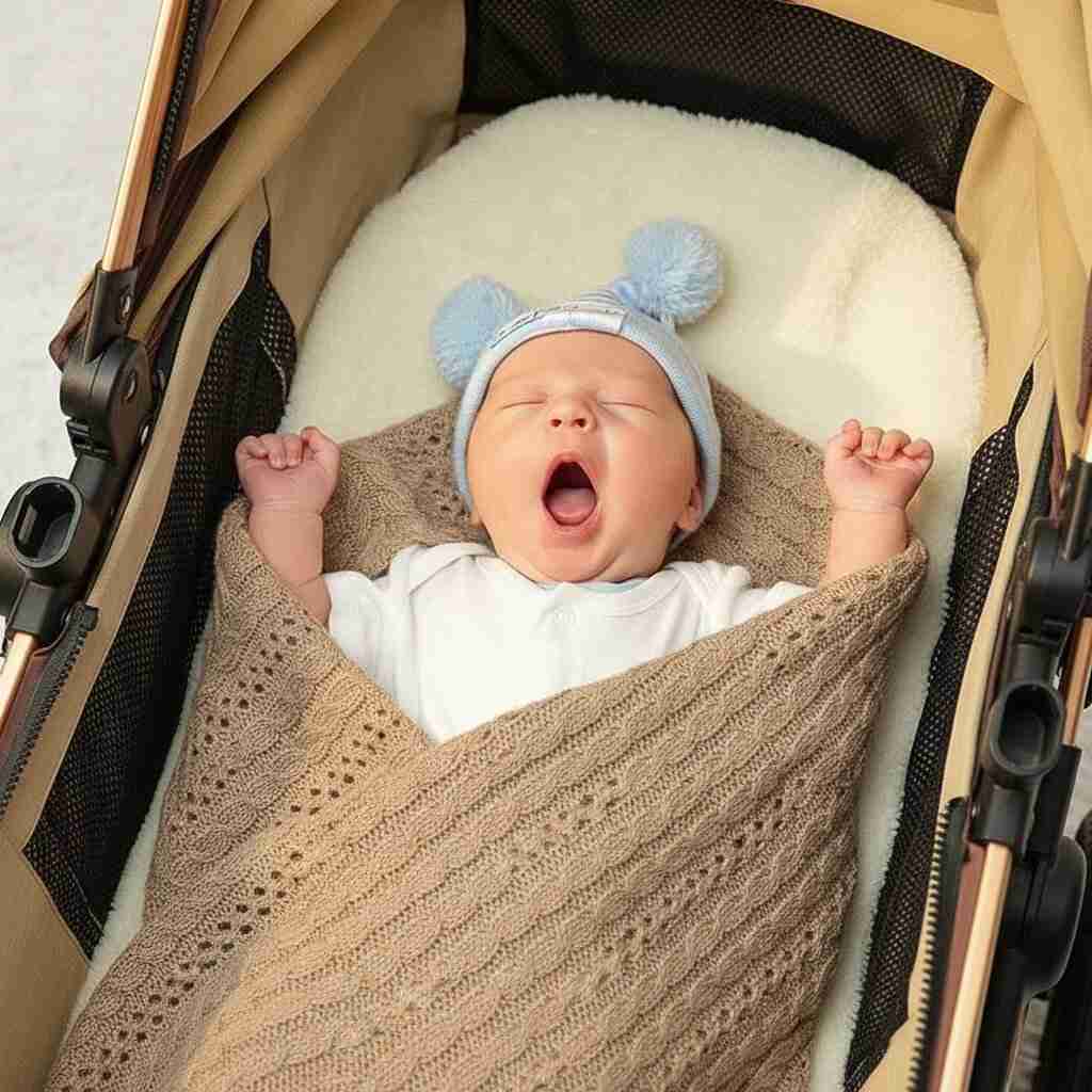 Couverture bebe tricot respirant 90x70cm - Choupinoo