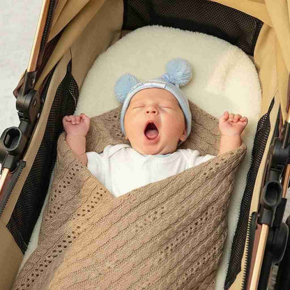 Couverture bebe tricot respirant 90x70cm - Choupinoo