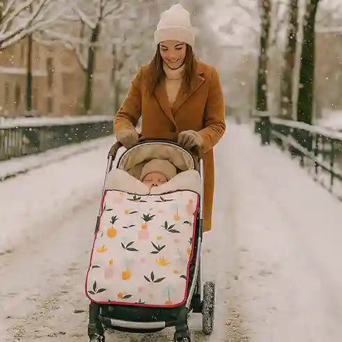 Couverture polaire d'hiver imperméable pour poussette - Choupinoo