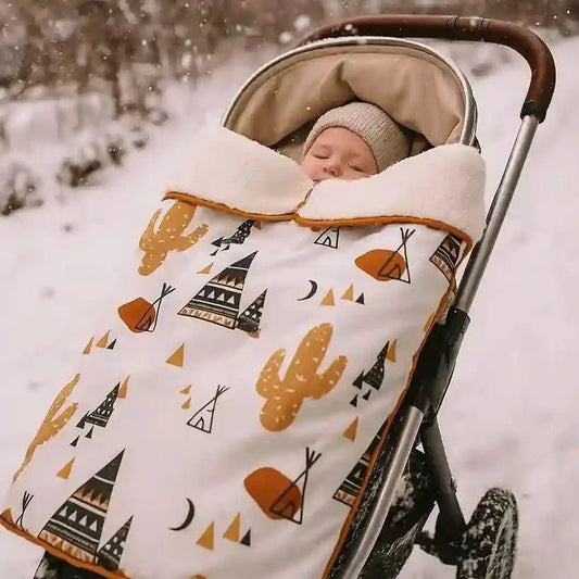 Couverture polaire d'hiver imperméable pour poussette - Choupinoo