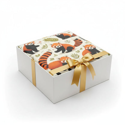 Couverture Polaire Pandas Roux – Flanelle Douce Enfant et Famille - Choupinoo