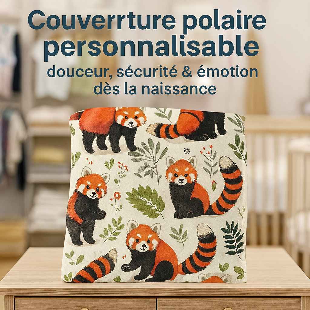 Couverture polaire personnalisable - Choupinoo