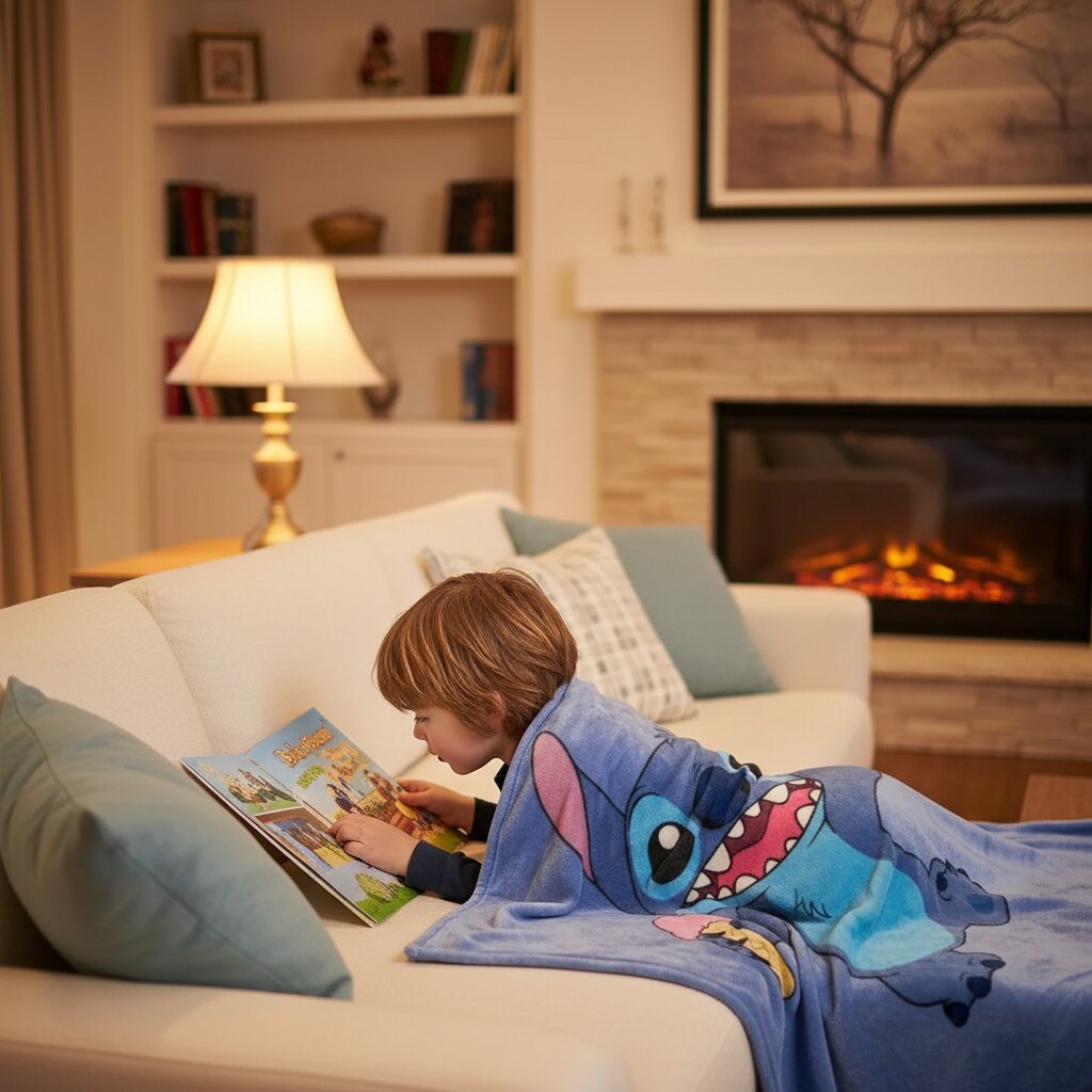 Couverture Polaire Stitch Bébé et Enfant - Choupinoo