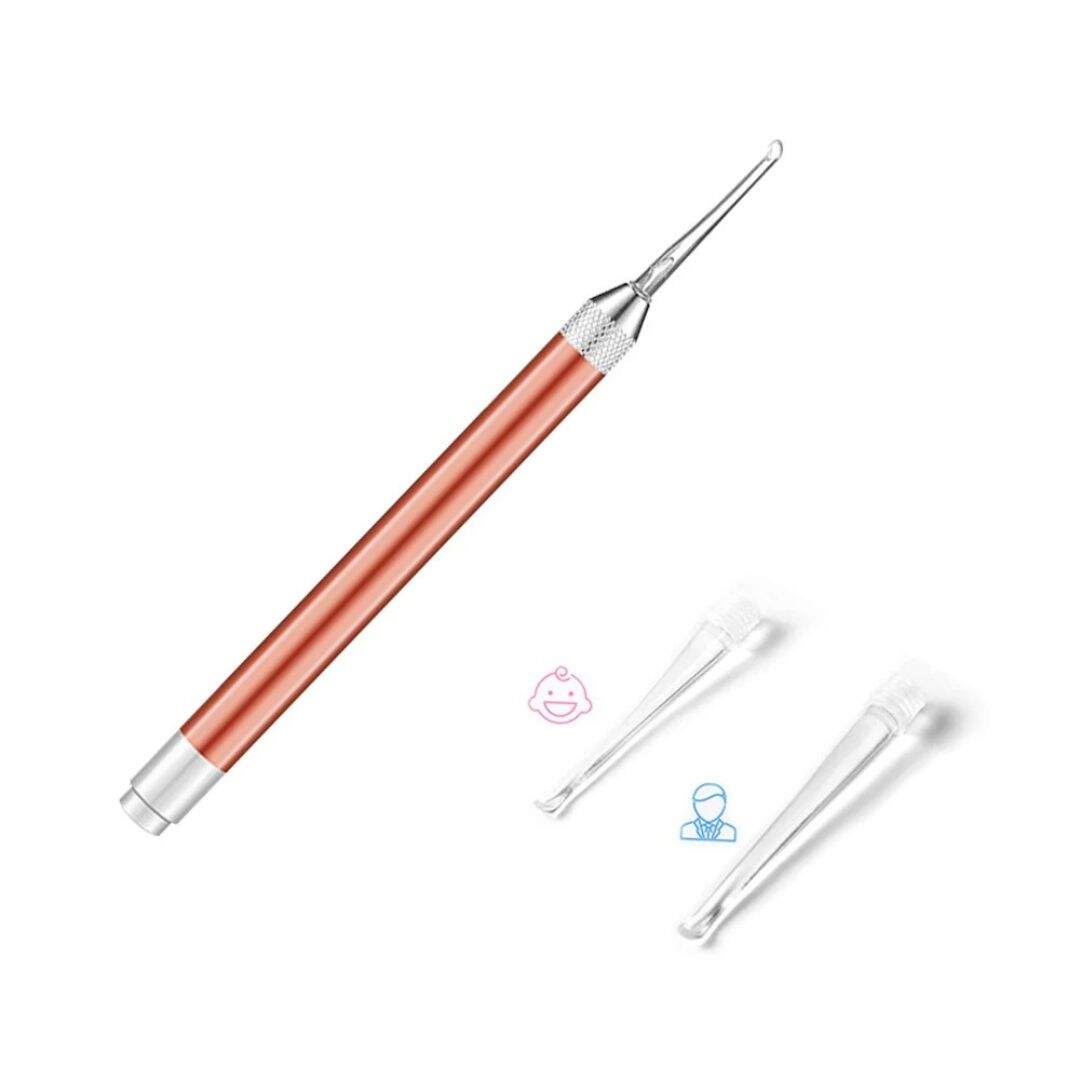 Cure oreille et pince à épiler de sécurité avec lumière LED - Choupinoo