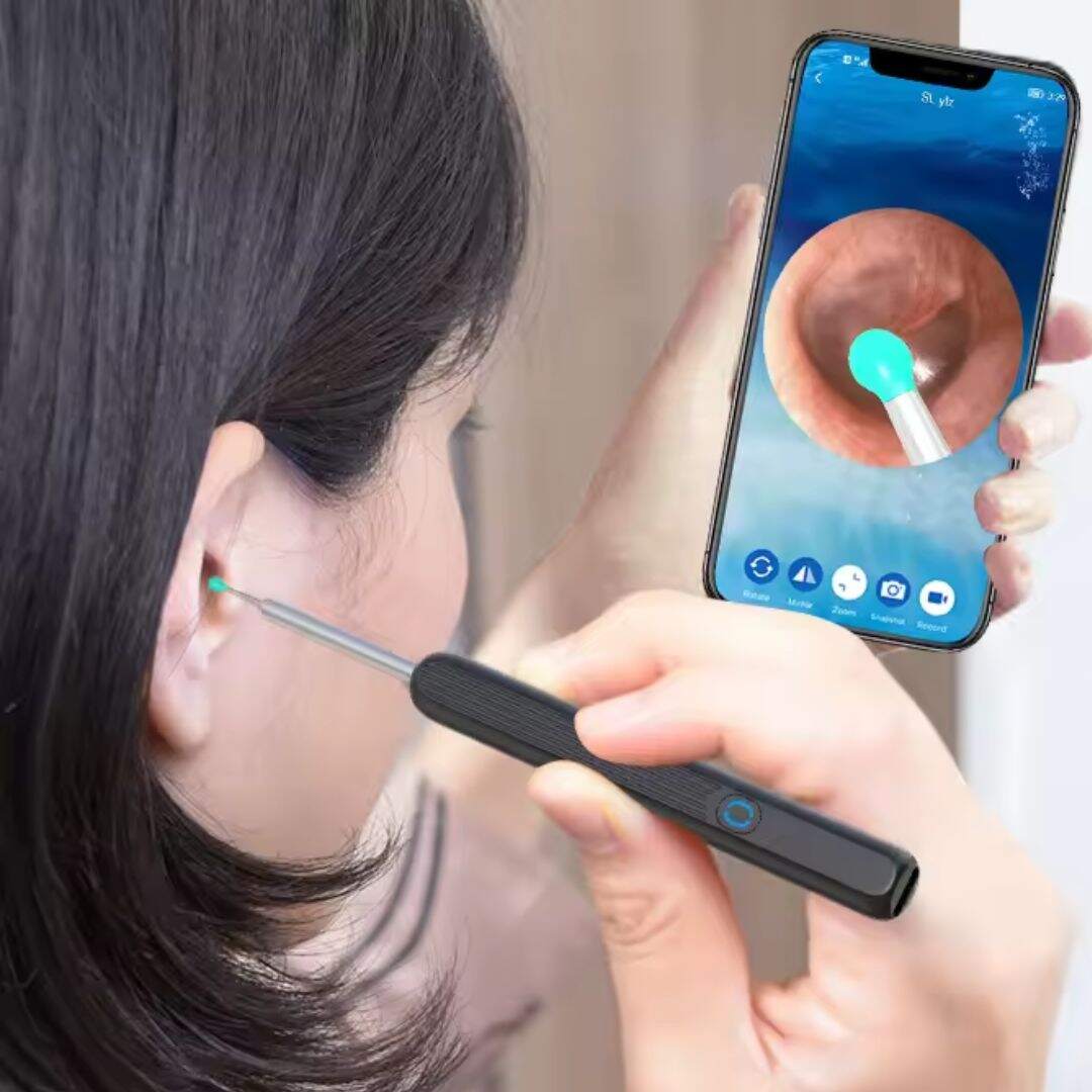 Cure oreille sans fil à camera et chargement USB - Choupinoo