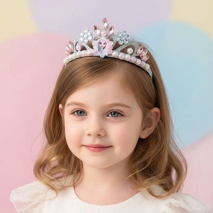 Diadème Reine des Neiges pour fille – Couronne Elsa Enfant