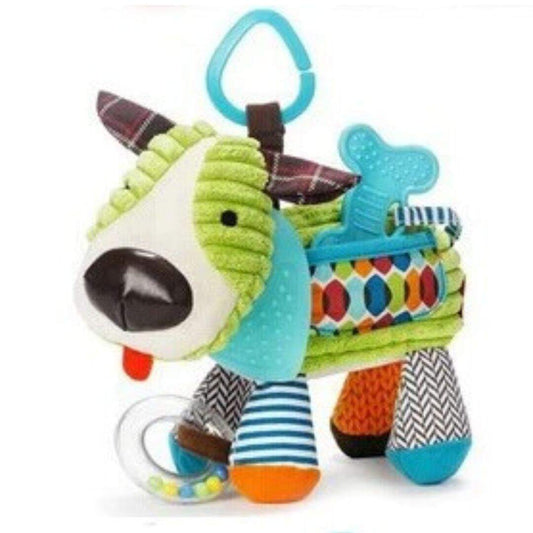 Doudou bébé garçon chien multicolore - Choupinoo