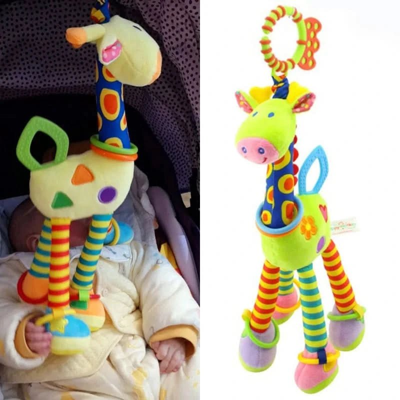 Doudou Bébé Girafe en Tissu Doux - Choupinoo