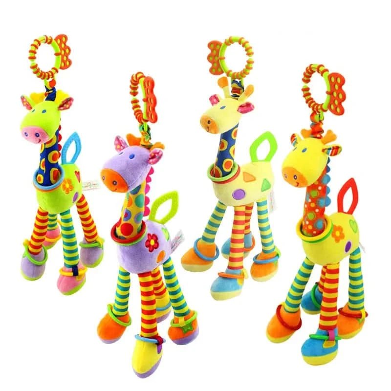 Doudou Bébé Girafe en Tissu Doux - Choupinoo
