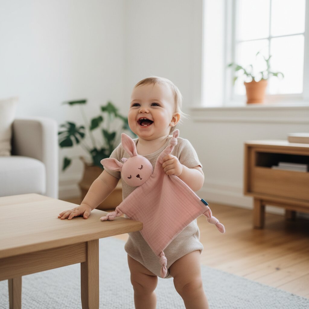 Doudou Bebe Mousseline Animaux Foret — Plat et Doux | Choupinoo - Choupinoo