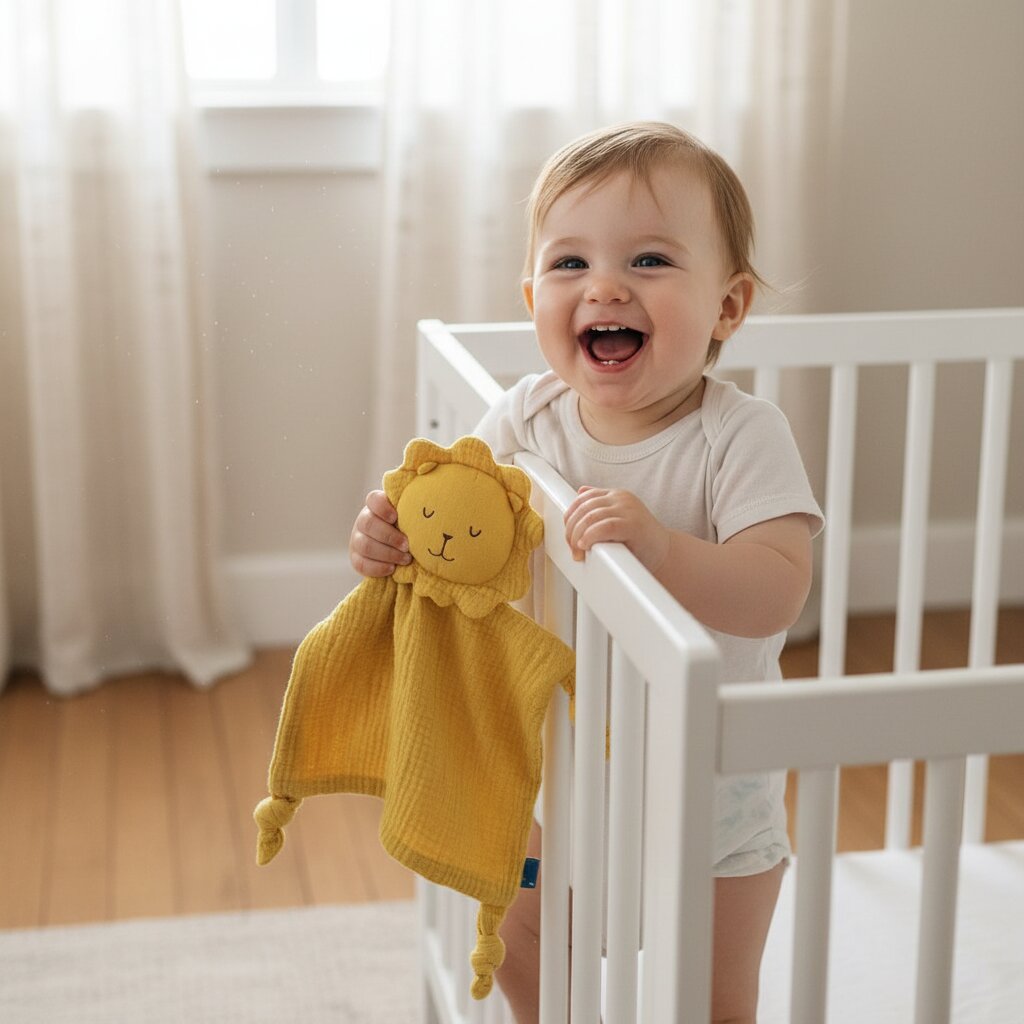 Doudou Bebe Mousseline Animaux Foret — Plat et Doux | Choupinoo - Choupinoo