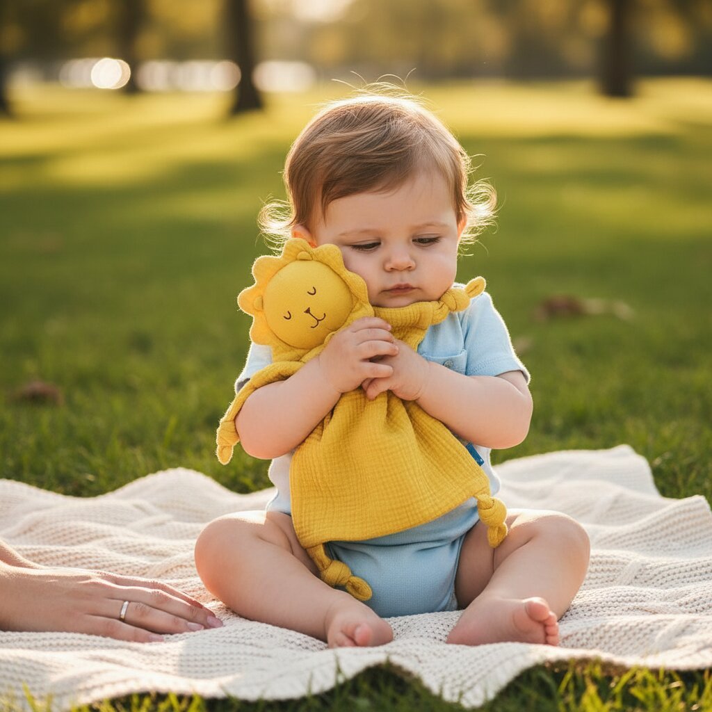 Doudou Bebe Mousseline Animaux Foret — Plat et Doux | Choupinoo - Choupinoo