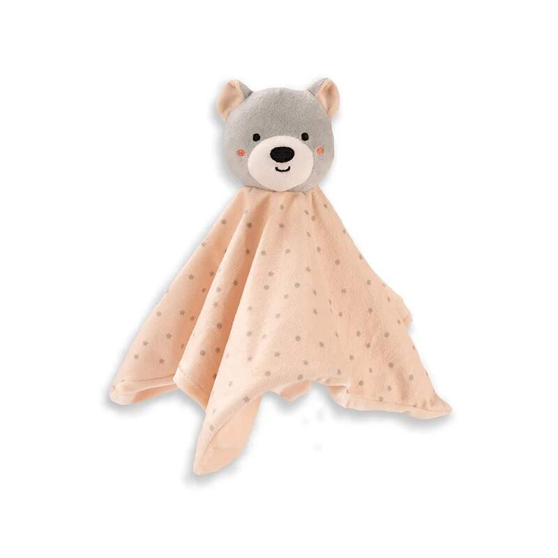 Doudou bebe naissance peluche plate sommeil et transition - Choupinoo