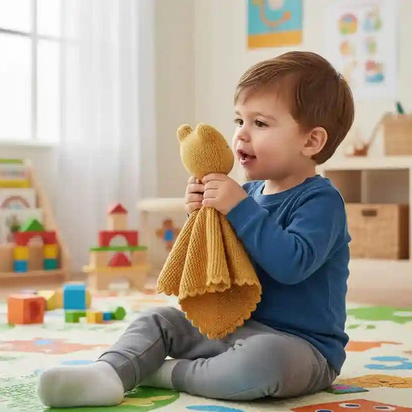 Doudou crochet ours modèle mignon pour bébé - Choupinoo