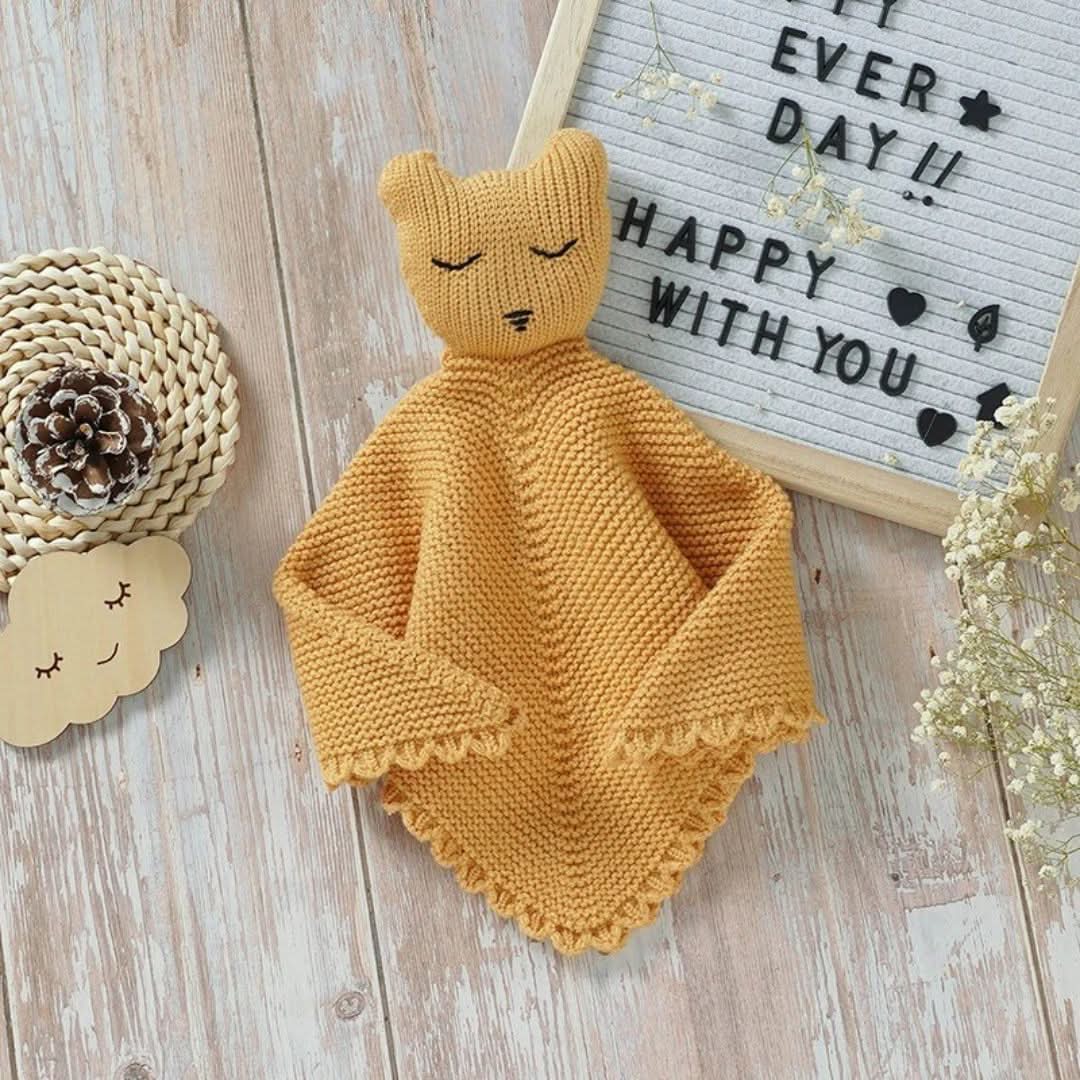 Ours peluche doudou rose long bonnet Tartine et Chocolat, Vintage Ours peluche doudou rose long bonnet Tartine et Chocolat, Vintage