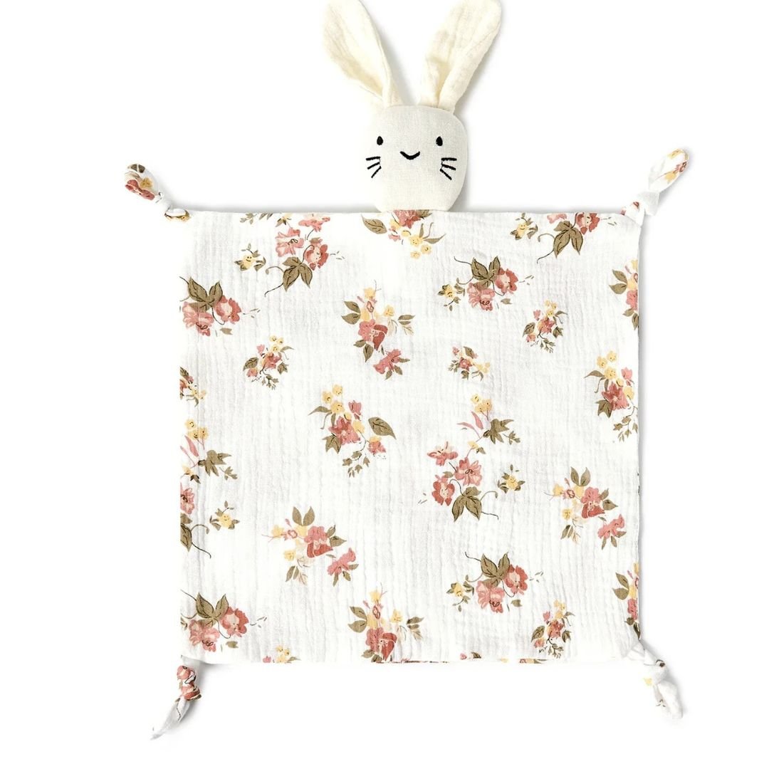 Doudou en lange - doudou lapin blanc - Choupinoo