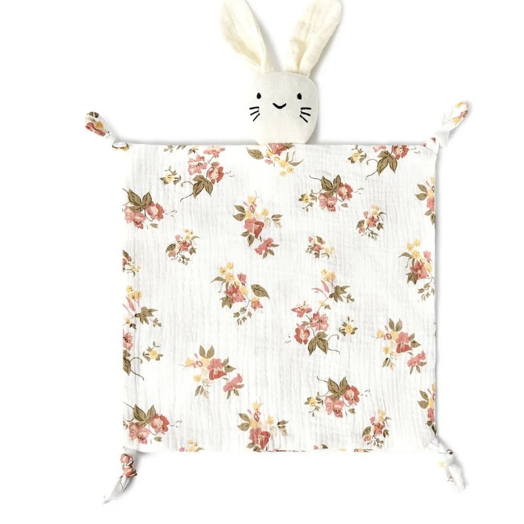 Doudou en lange - doudou lapin blanc - Choupinoo