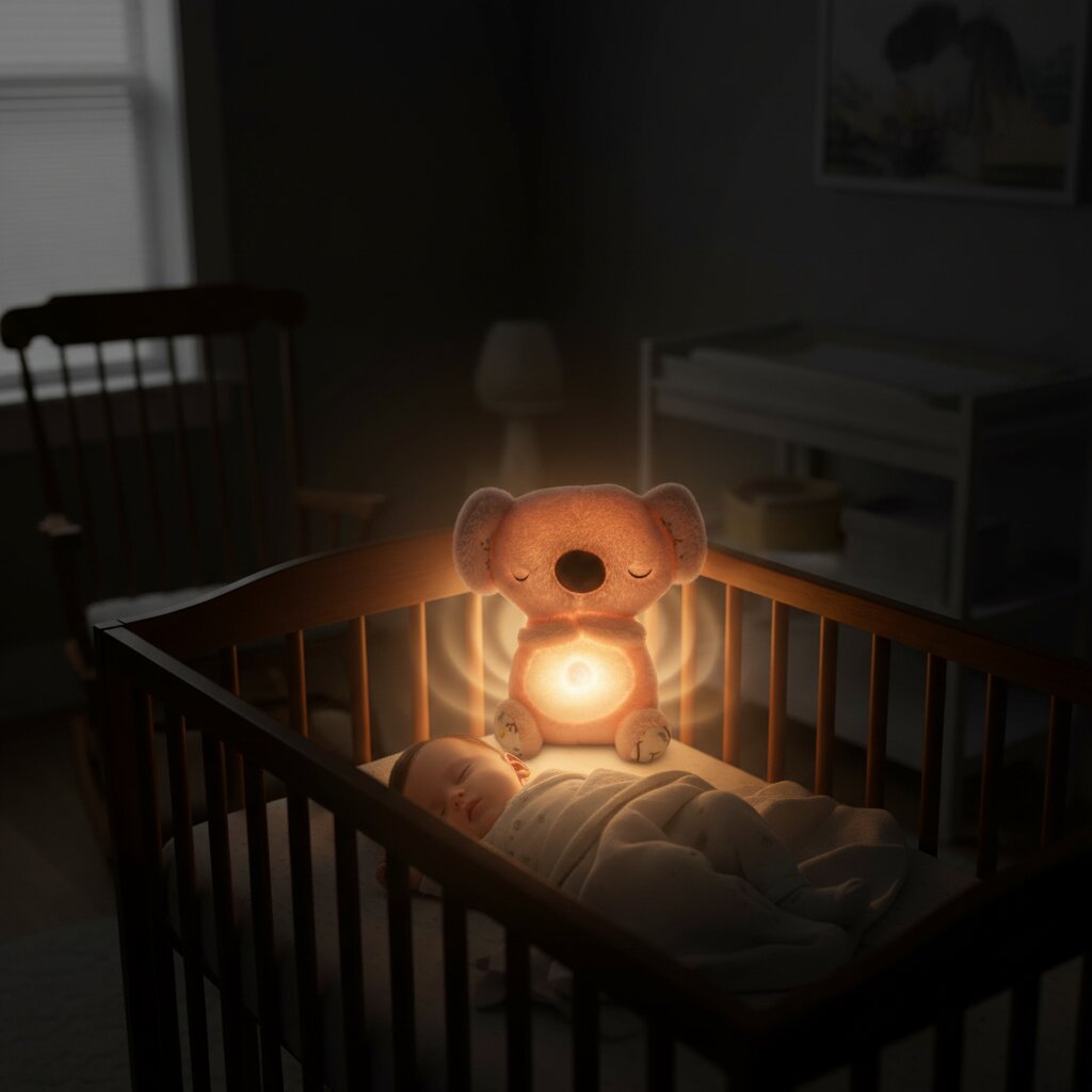 Doudou Koala Respirant avec Bruit Blanc – Sommeil Apaisant pour Bébé - Choupinoo