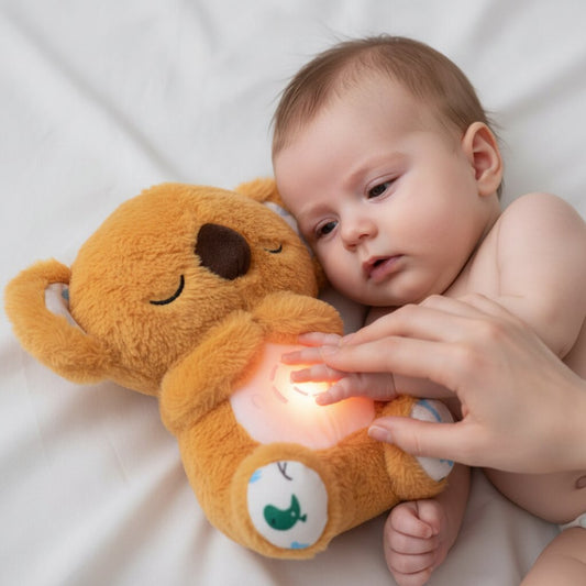 Doudou Koala Respirant avec Bruit Blanc – Sommeil Apaisant pour Bébé - Choupinoo
